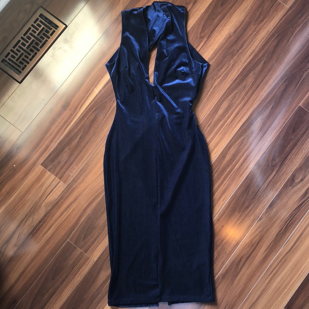 AKIRA CHICAGO midi velvet dress